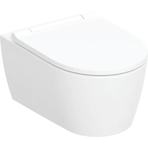 Bộ bàn cầu treo tường(kèm nắp), hiệu GEBERIT, dòng ONE, màu trắng 500202011