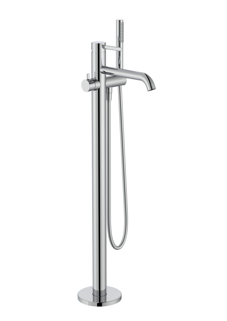 Vòi cấp bồn nóng lạnh đặt tự do, hiệu ROCA, dòng ONA, màu chrome -A5A279EC0N