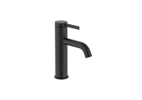 Vòi chậu rửa nóng lạnh thấp 1 lỗ, gồm bộ xả, hiệu ROCA, dòng ONA, màu matt black - A5A3A9ENBN