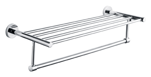 Kệ vắt khăn 2 tầng, màu Chrome, hiệu Moen, chất liệu Đồng, kích thước 560mm