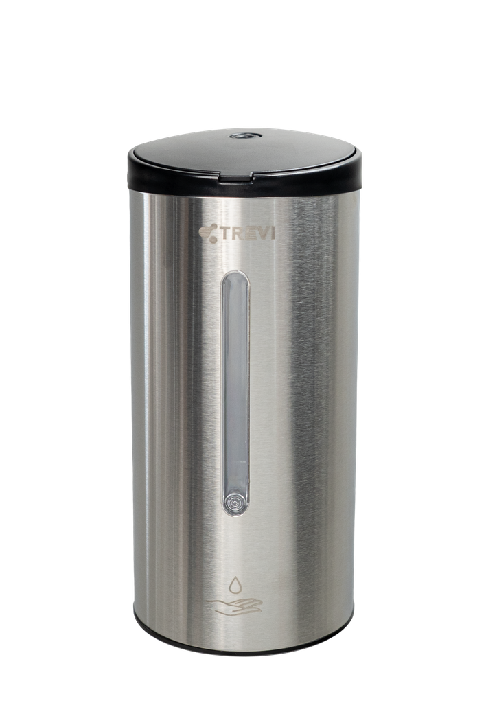 Bình đựng xà phòng cảm ứng, màu Polished, chất liệu Thép không gỉ, hiệu Trevi ACC1205P