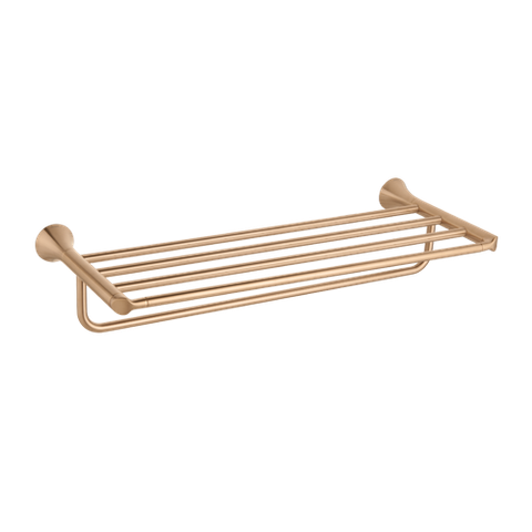 Kệ để khăn kết hợp thanh treo, màu BZG, hiệu Moen, chất liệu Đồng, kích thước 657.5x259x130mm