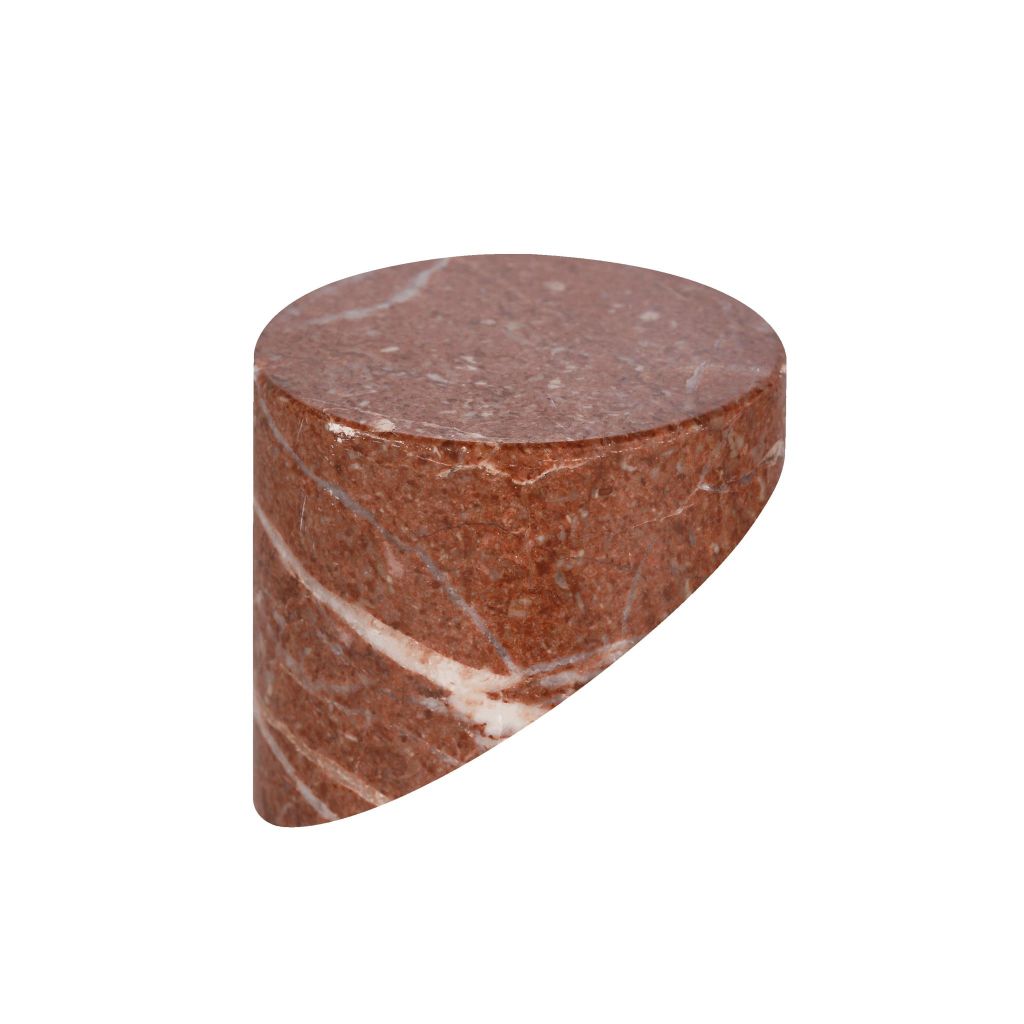Núm điều khiển, hiệu FIMA, dòng SLIDE, màu RED LEPANTO MARBLE, chất liệu Đá nhân tạo, F1420MR