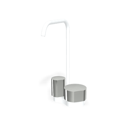 Vòi chậu nóng lạnh, hiệu FIMA, dòng So, màu WHITE MATT, F3171ABS