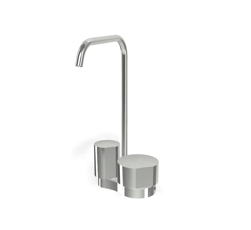 Vòi chậu nóng lạnh, hiệu FIMA, dòng So, màu CHROME, F3171ACR