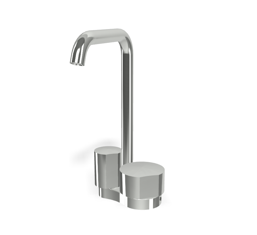 Vòi chậu nóng lạnh, hiệu FIMA, dòng So, màu CHROME, F3171BCR