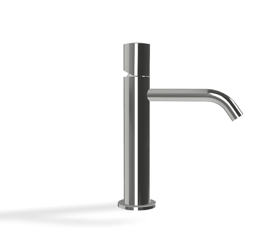 Vòi chậu trung nóng lạnh 1 lỗ, hiệu FIMA, dòng So, màu WHITE MATT, F3181CR
