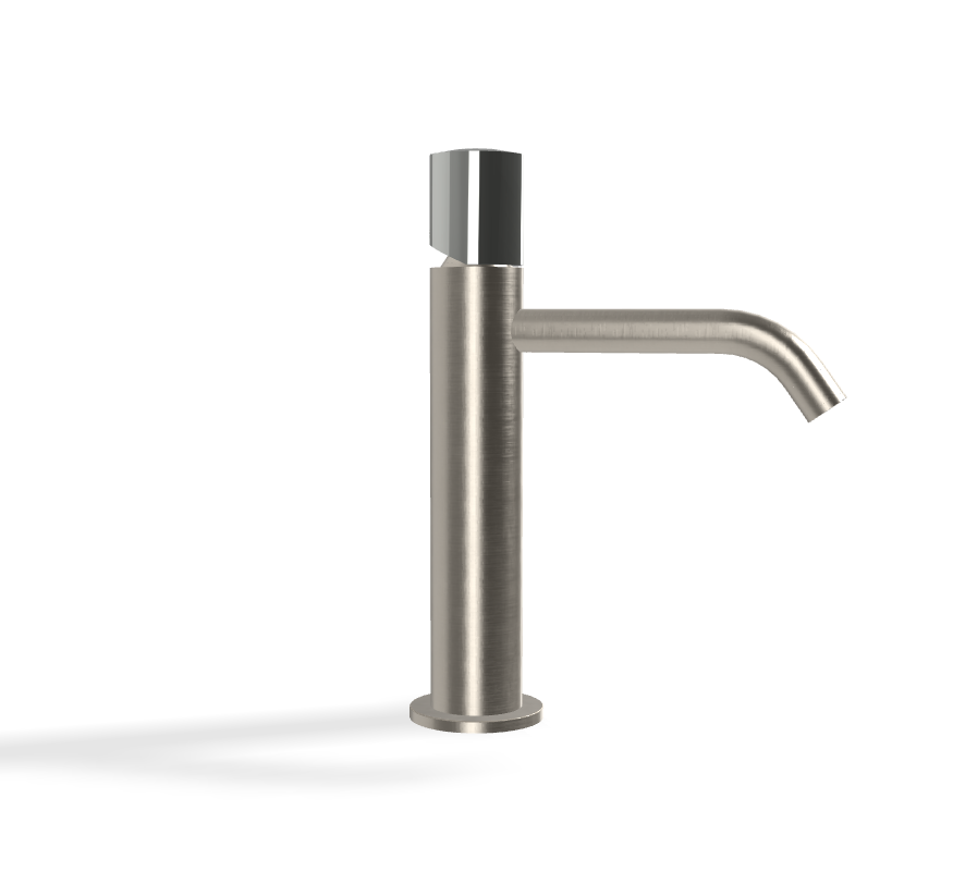 Vòi chậu trung nóng lạnh 1 lỗ, hiệu FIMA, dòng So, màu WHITE MATT, F3181SN