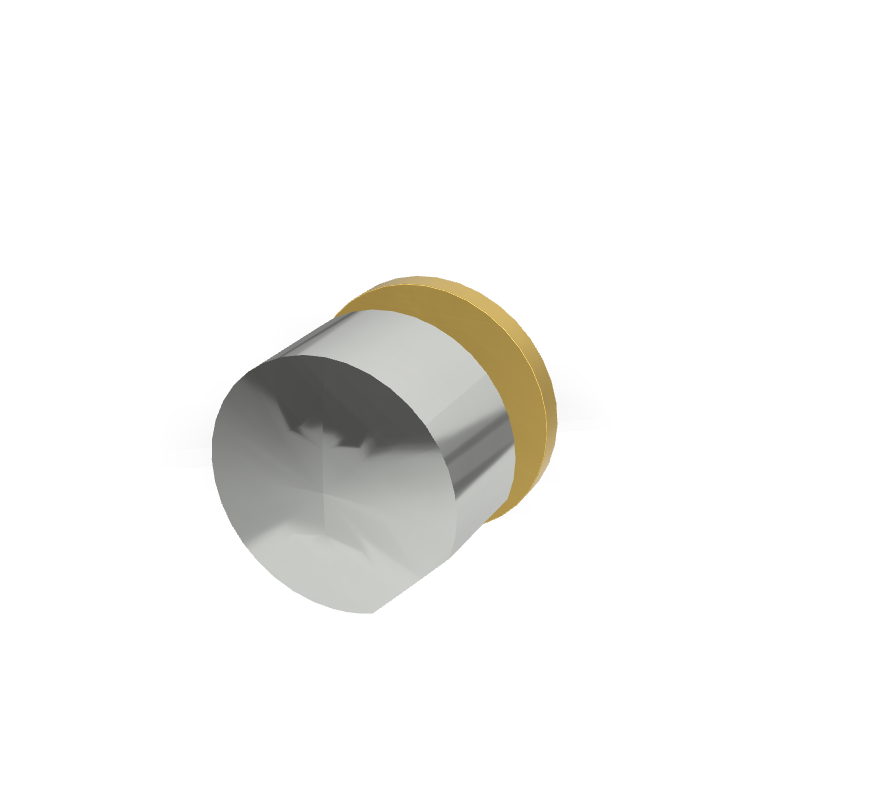 Mặt nạ điều khiển van âm tường 1 chức năng, hiệu FIMA, dòng So, màu BRUSHED GOLD, F3183N1OS