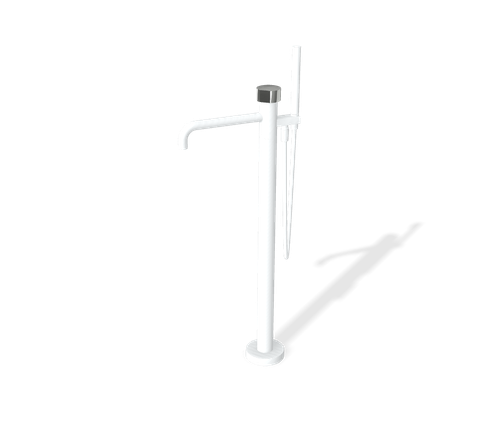Vòi xả bồn đặt sàn , hiệu FIMA, dòng So, màu WHITE MATT, F3184/4NBS