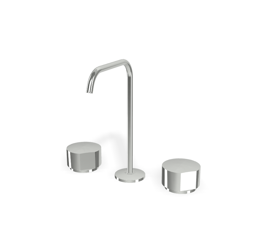 Vòi chậu 3 lỗ nóng lạnh, hiệu FIMA, dòng So, màu CHROME, F3191ACR