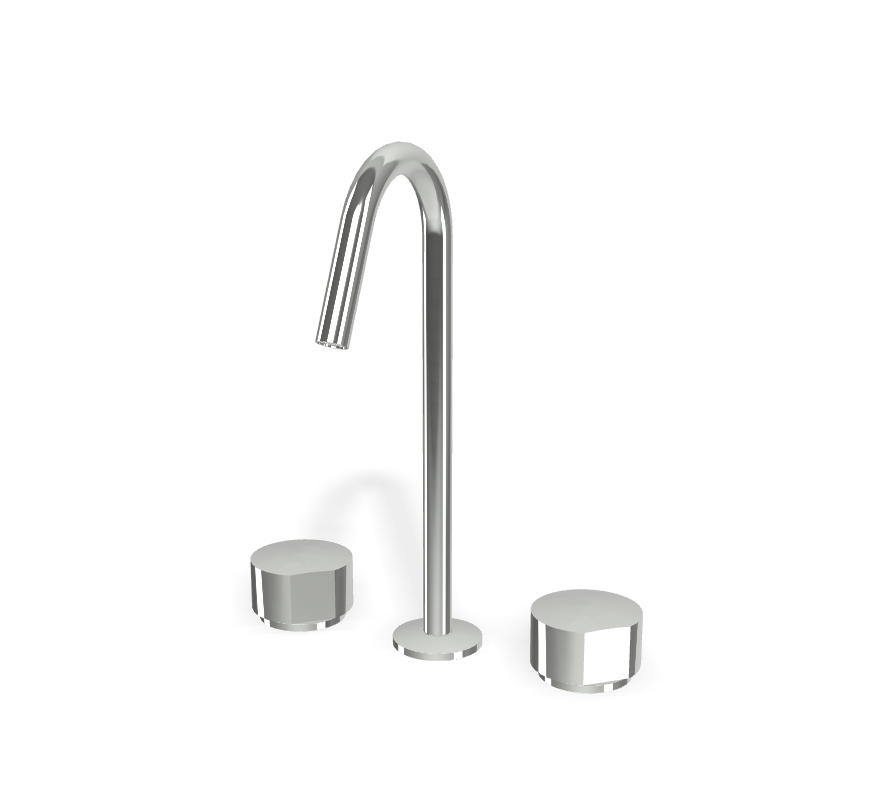Vòi chậu 3 lỗ nóng lạnh, hiệu FIMA, dòng So, màu CHROME, F3191CCR