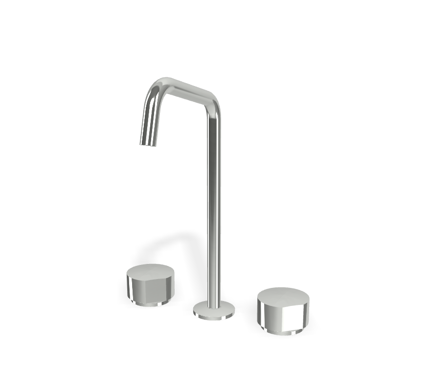 Vòi chậu 3 lỗ nóng lạnh, hiệu FIMA, dòng So, màu CHROME, F3191DCR