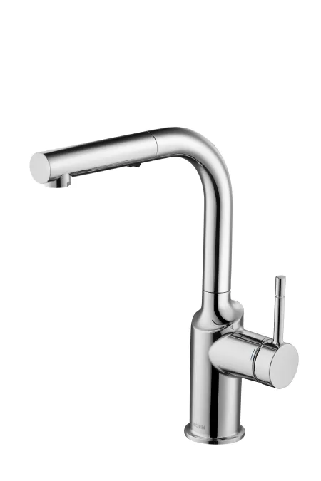 Vòi bếp nóng lạnh, rút dây, màu Chrome, hiệu Moen, chất liệu Đồng, kích thước 226x319x50mm