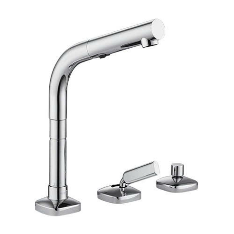 Vòi gội dầu dây rút , màu CHROME MOEN GN89123