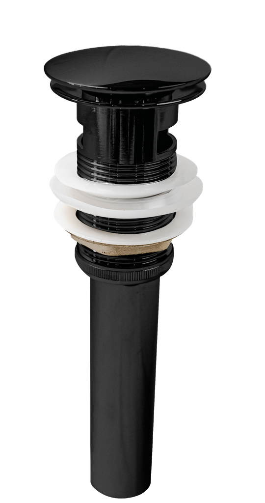 Nhấn xả lavabo có xả tràn, màu Black, chất liệu Đồng, hiệu Trevi HB8126BL.
