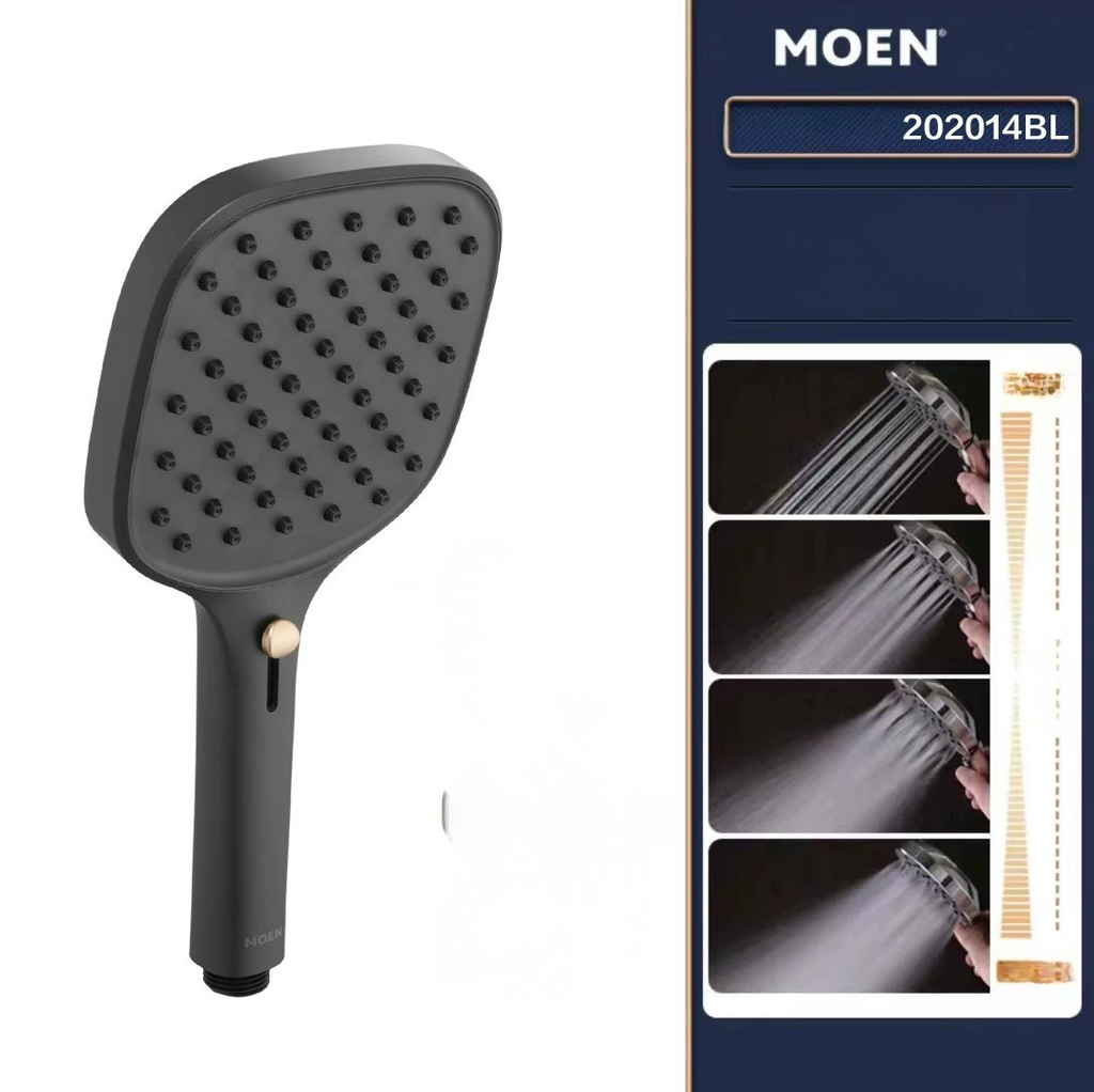 Tay sen 3 chức năng , màu BL, hiệu Moen, chất liệu Nhựa, kích thước 130mm