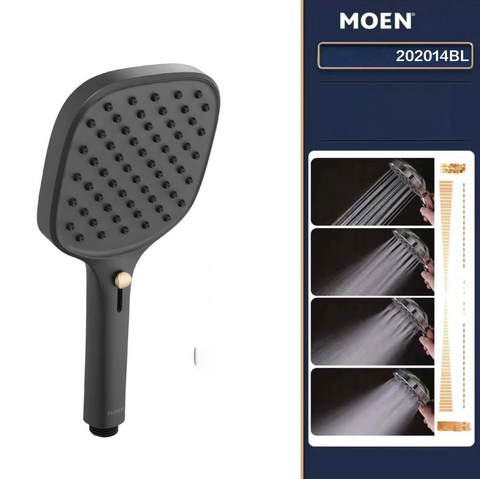 Tay sen 3 chức năng , màu Chrome, hiệu Moen, chất liệu Nhựa, kích thước 130mm