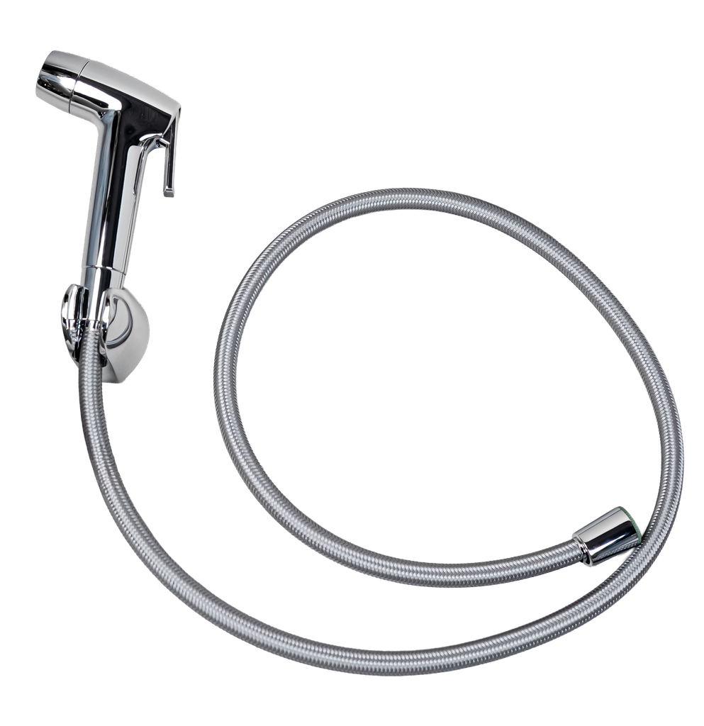 Dây xịt(dây đan vải), màu xám-chrome chất liệu nhựa, hiệu Trevi KBX01AC.