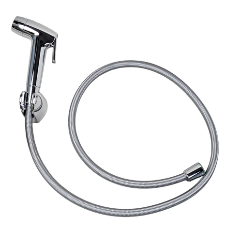 Dây xịt(dây đan vải), màu xám-chrome chất liệu nhựa, hiệu Trevi KBX01AC.