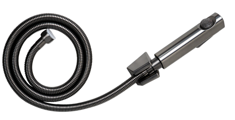 Dây xịt, màu GUN METAL, chất liệu nhựa, hiệu Trevi KBX04GM.