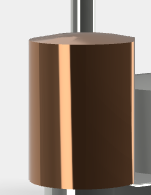 Núm điều khiển S1, hiệu FIMA, dòng So, màu AMBER BRONZE, S1ZL