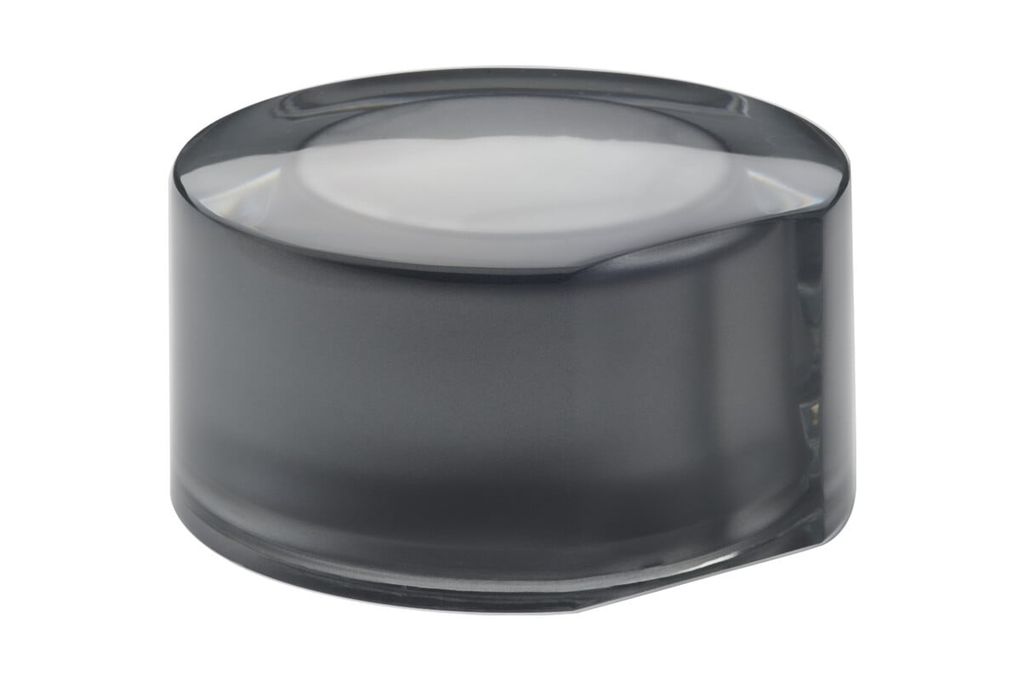 Núm điều khiển S2, hiệu FIMA, dòng So, màu GLOSSY METALLISED CHROME, chất liệu Thủy Tinh