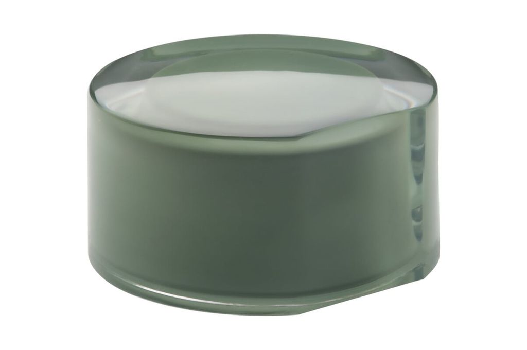 Núm điều khiển S2, hiệu FIMA, dòng So, màu GLOSSY AGAVE GREEN, chất liệu Thủy Tinh