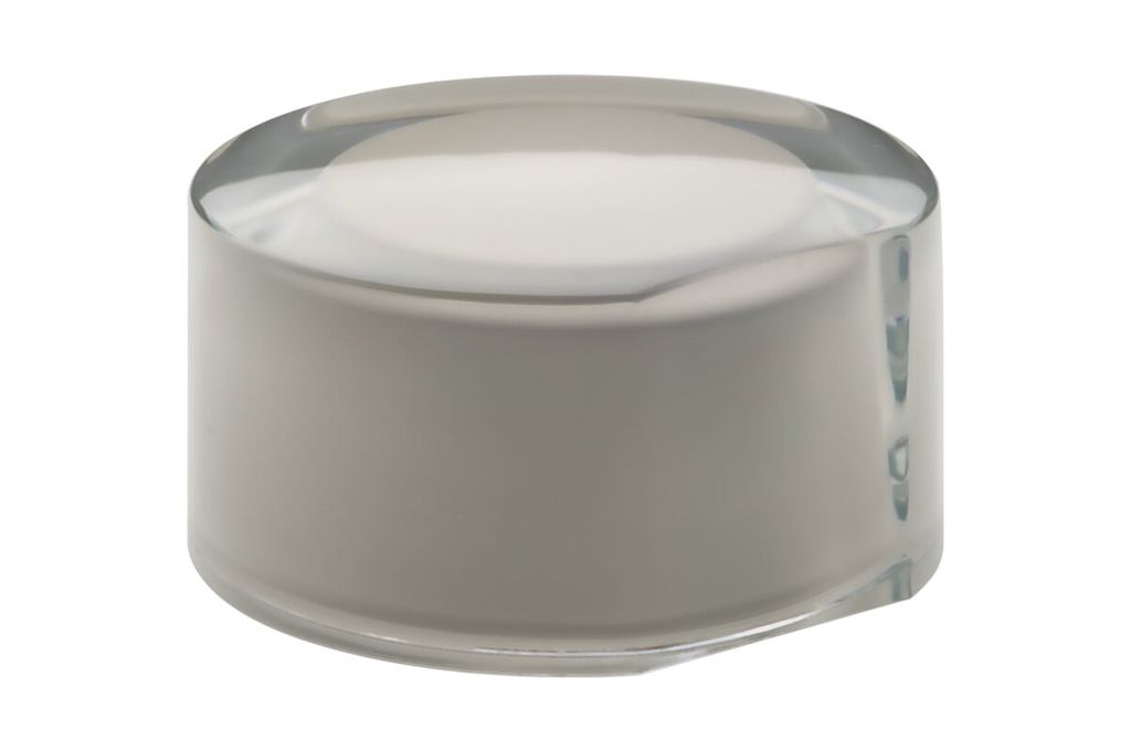 Núm điều khiển S2, hiệu FIMA, dòng So, màu GLOSSY IVORY WHITE, chất liệu Thủy Tinh