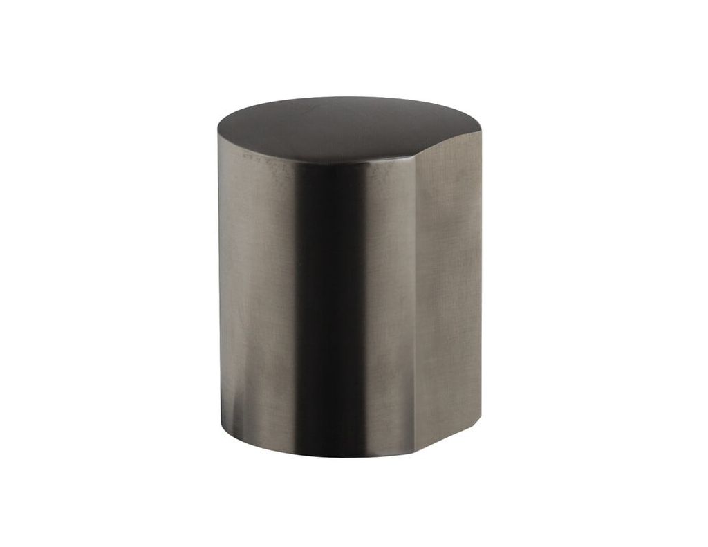 Núm điều khiển S3, hiệu FIMA, dòng So, màu BRUSHED BLACK CHROME, S3CS