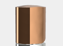 Núm điều khiển S3, hiệu FIMA, dòng So, màu AMBER BRONZE, S3ZL