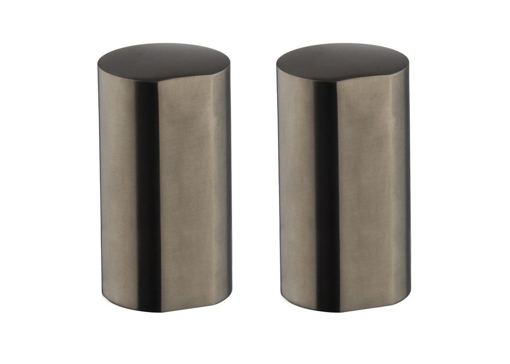 Núm điều khiển S4, hiệu FIMA, dòng So, màu BRUSHED BLACK CHROME, S4CS