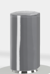 Núm điều khiển S4, hiệu FIMA, dòng So, màu GLOSSY METALLISED CHROME, S4V01