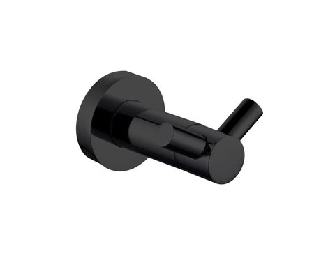 Móc áo đôi, chất liệu thép không gỉ, màu Đen, hiệu Trevi TVDH21003BL