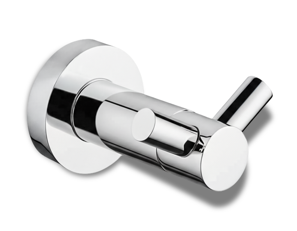Móc áo đôi, màu CHROME, chất liệu Thép không gỉ, hiệu Trevi TVDH21003C