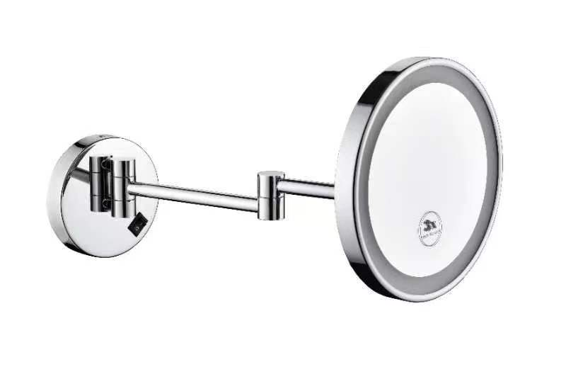 Gương cạo râu led có khung , màu chrome, chất liệu Thép không gỉ, hiệu Trevi TVMLO02C.
