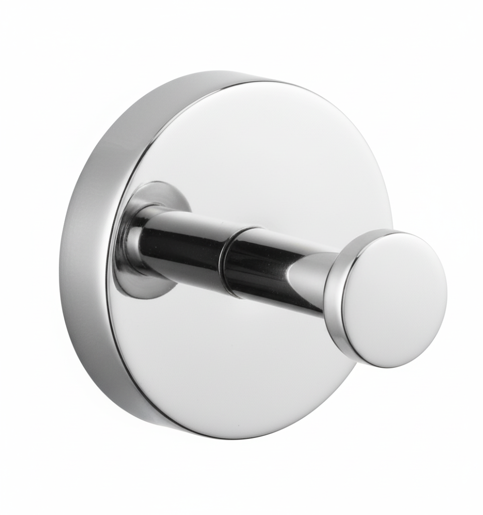 Móc áo đơn, màu CHROME, chất liệu Thép không gỉ, hiệu Trevi TVSH21007C