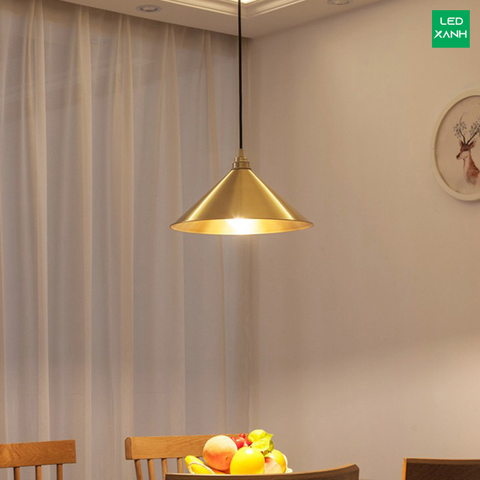 Đèn thả chao nón ánh kim TH763