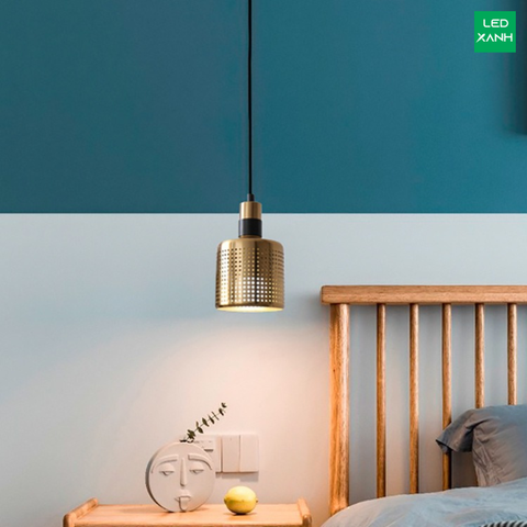 Đèn thả trụ tròn mạ vàng TH765