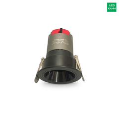 Đèn LED âm trần Spotlight Dimmer, Chống Chói X7 viền đen - BrightLux