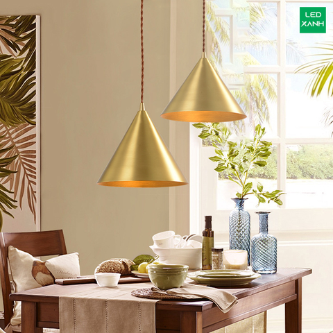 Đèn thả chao nón ánh kim TH762