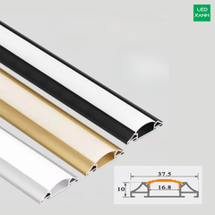 Thanh nhôm chỉ trần đèn LED 3810