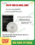  [IZU-OTR300W] Đèn ốp trần năng lượng mặt trời 300W 