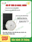  [IZU-OTR1000W] Đèn ốp trần năng lượng mặt trời 1000W 