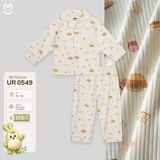  Bộ Pijamas dài tay họa tiết xinh xắn Uala Rogo UR 0549 