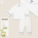  Bộ sơ sinh dài tay cài giữa cổ sen Uala Rogo UR 0303 