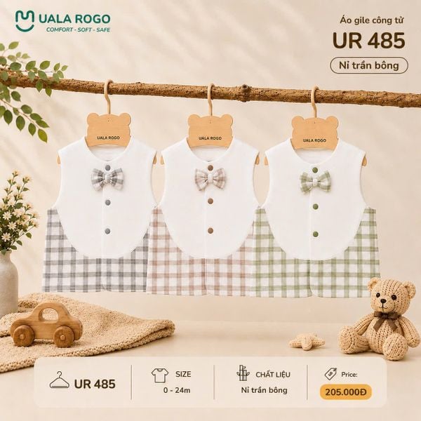  Áo gile công tử UR 485 