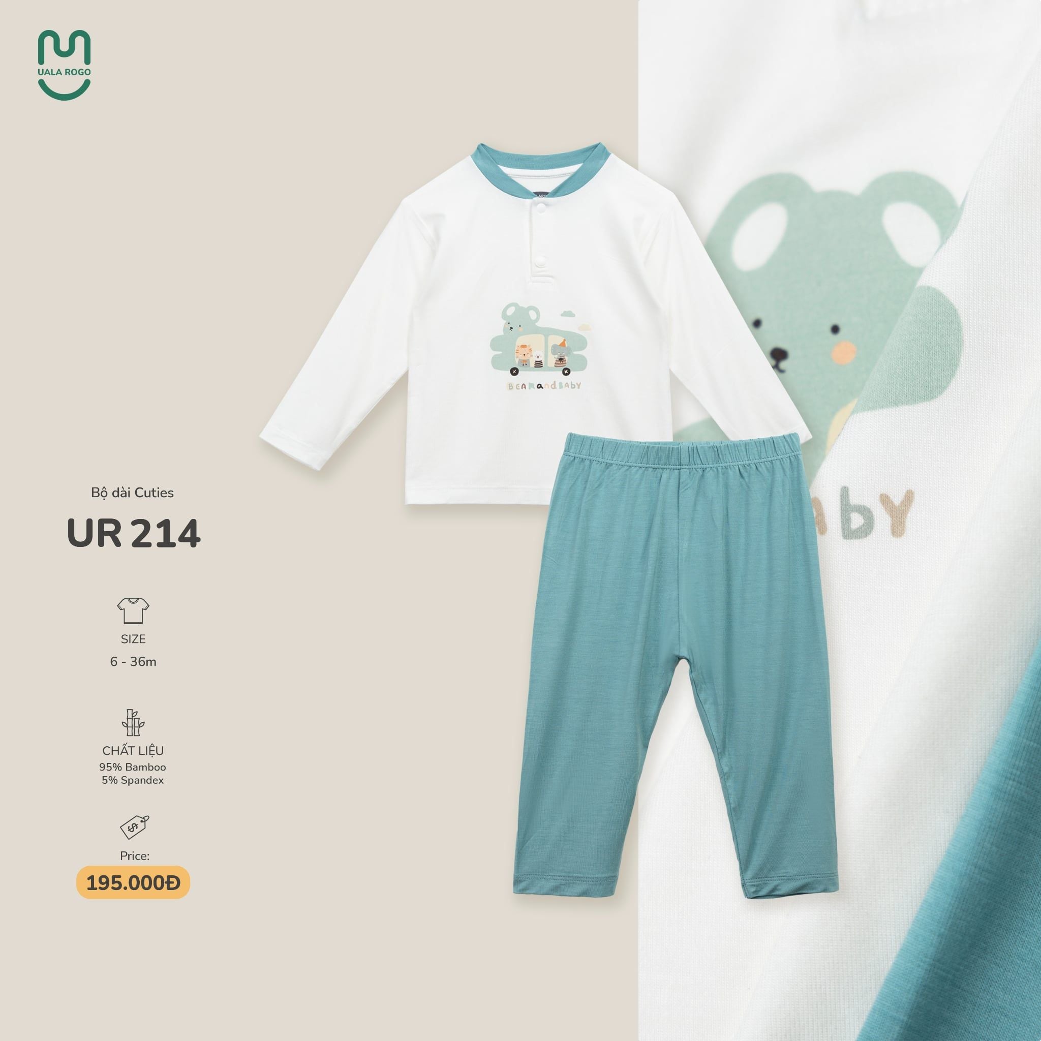  Bộ dài cuties UR 214 