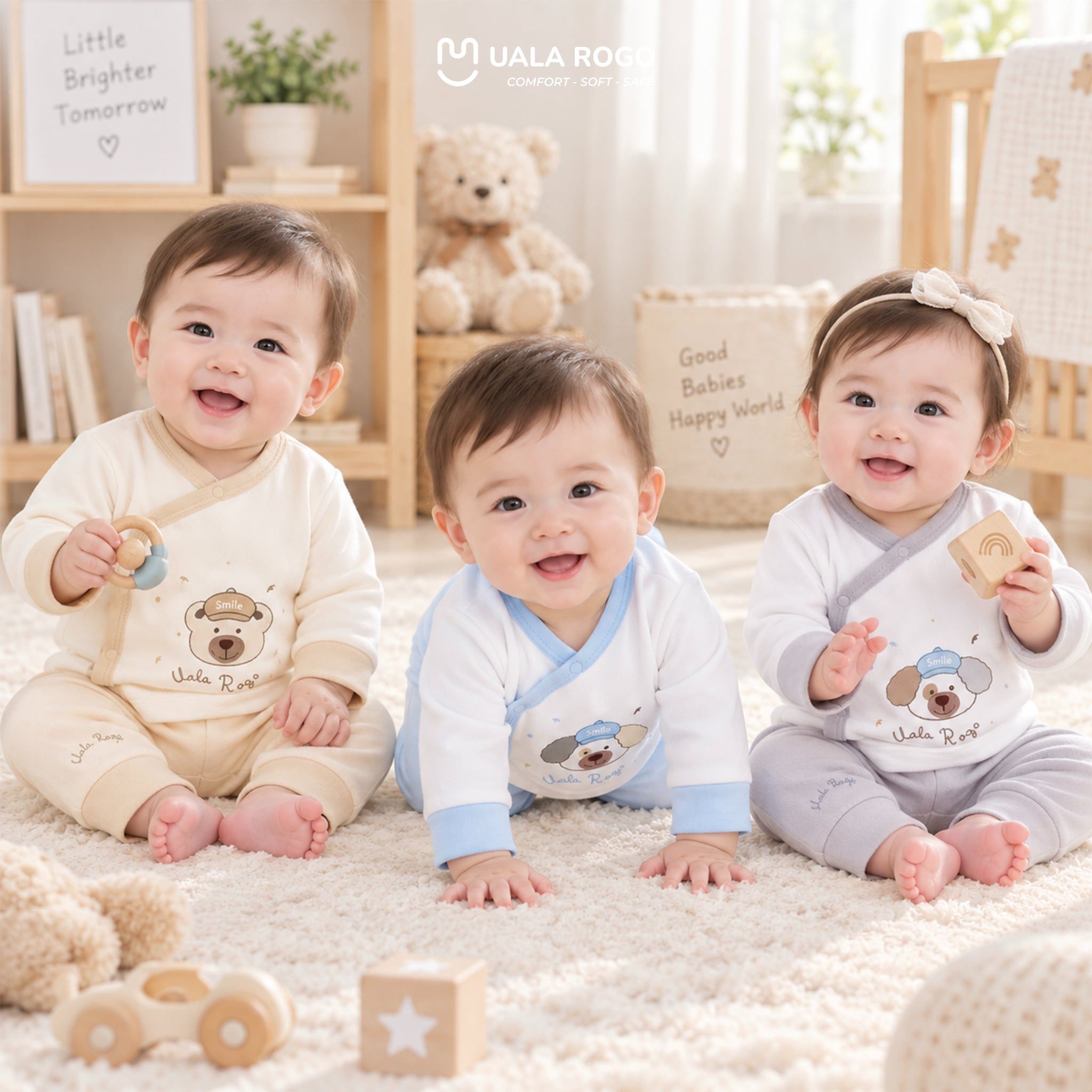  Bộ Sơ Sinh Cài Chéo UR 0347 