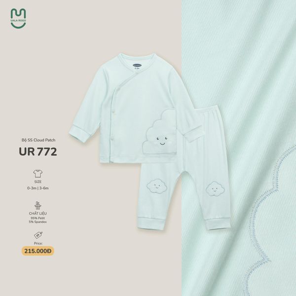  Bộ Sơ Sinh cài chéo Cloud Patch UR 772 